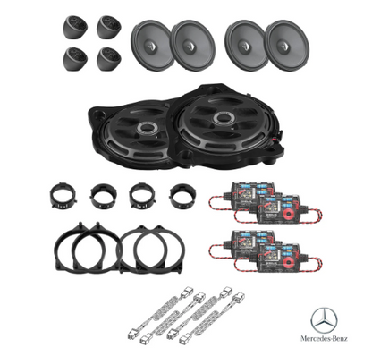 Mercedes C-Class W205 Burmester - Speaker & Subwoofer Upgrade Package | HELIX Ci3