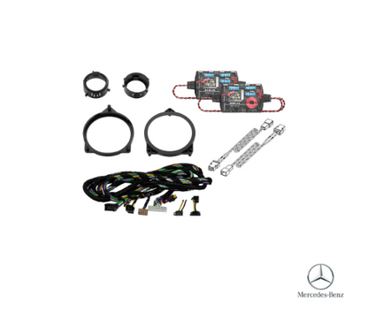 Mercedes C-Class W205 - Front Speaker & Subwoofer DSP Amplified Package | HELIX Ci3