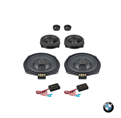 BMW Basic Sound F/G Gen - Front Speaker & Subwoofer Upgrade Package | MATCH UP PnP (tweeters pods required)