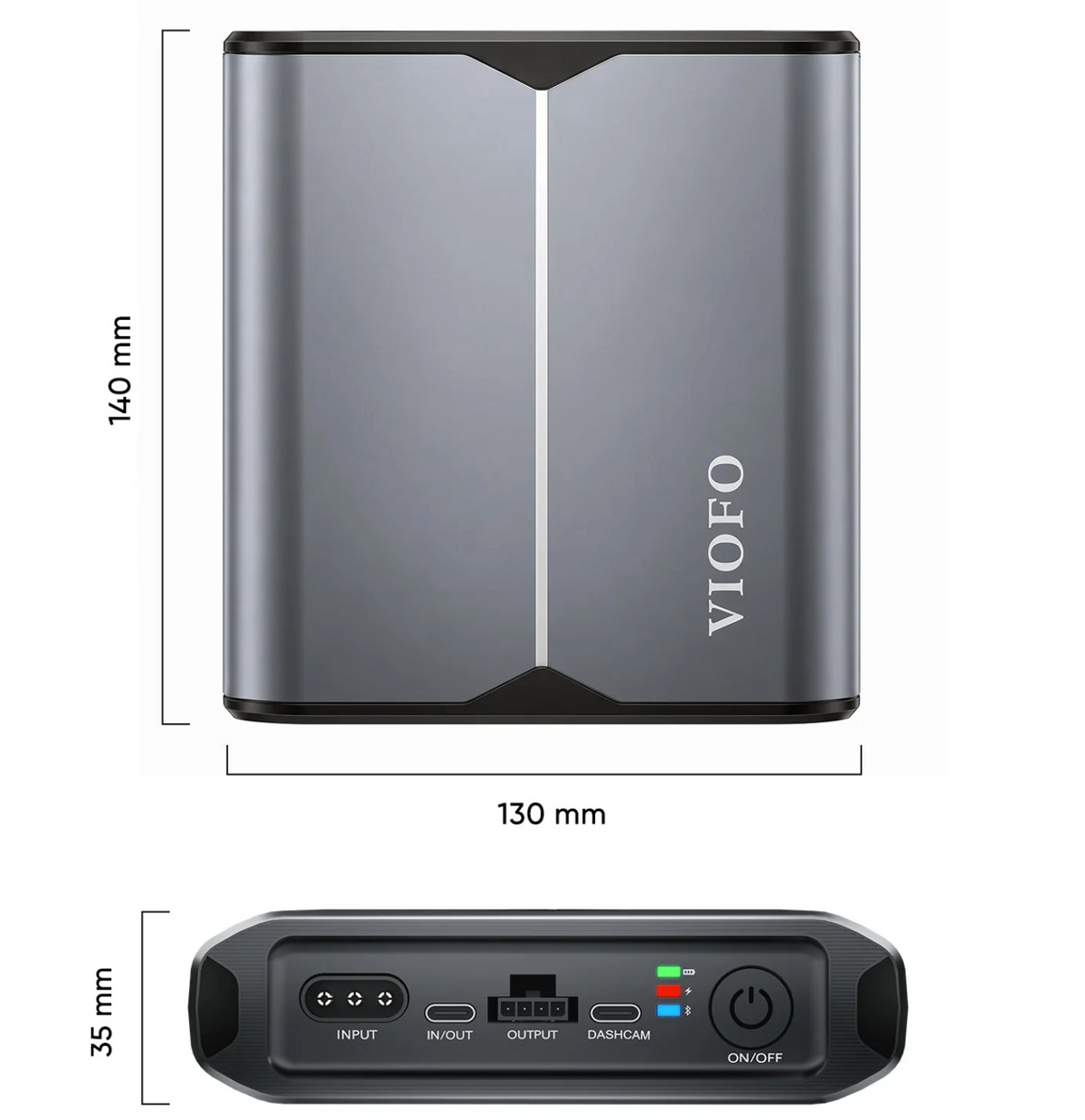 VIOFO BP60 Compact Battery Pack for Dash Cameras