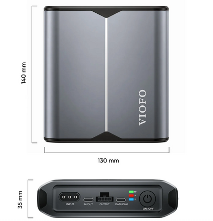 VIOFO BP60 Compact Battery Pack for Dash Cameras