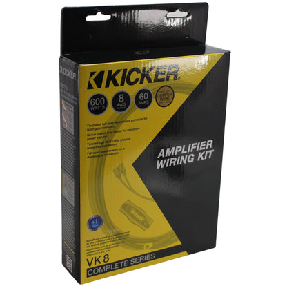 KICKER 47VK8 - 8 Gauge 2 Channel Amp Kit