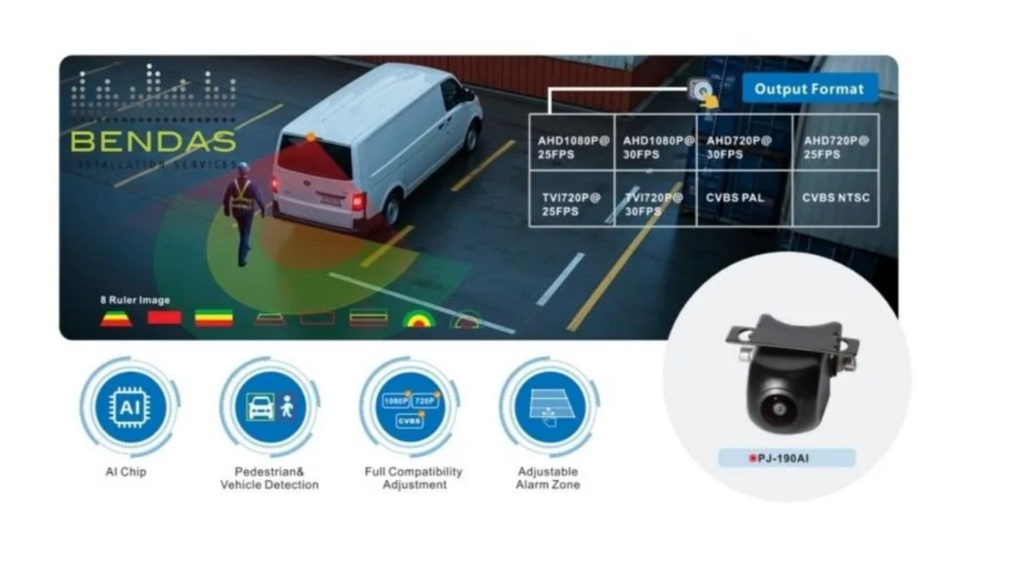 BI190AI - Multi Format AI Reverse Camera