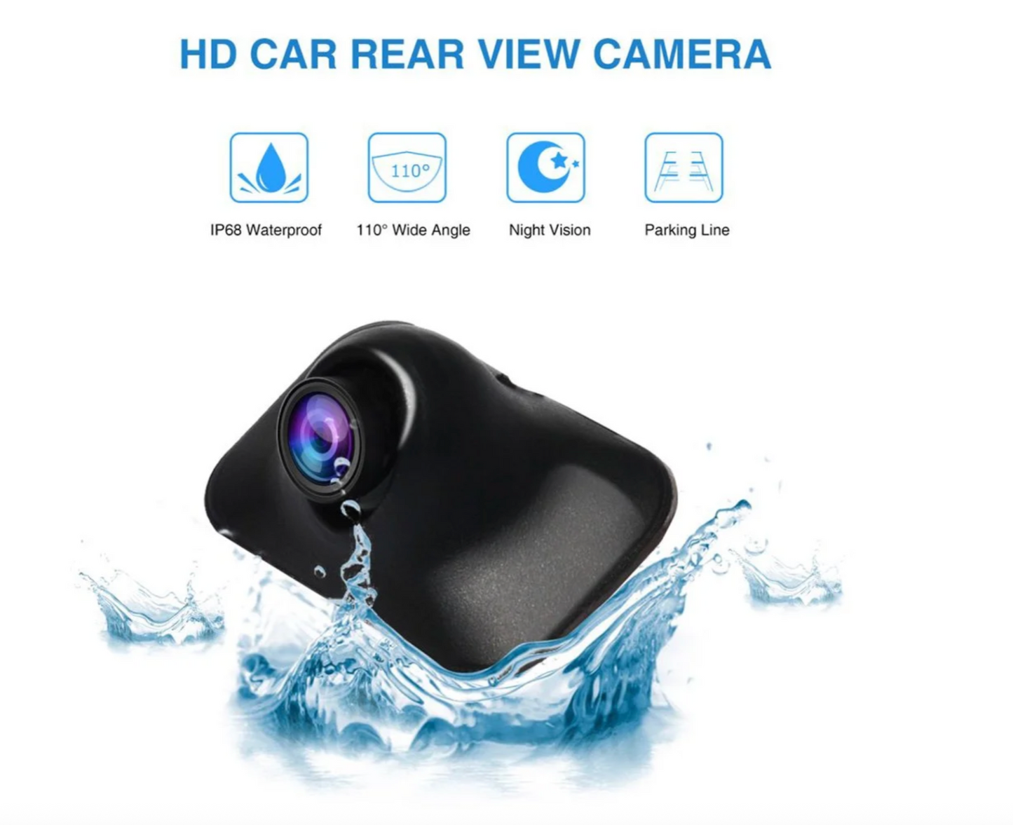 PJ142 -AHD 1080P 360° Rotatable Waterproof Car Camera