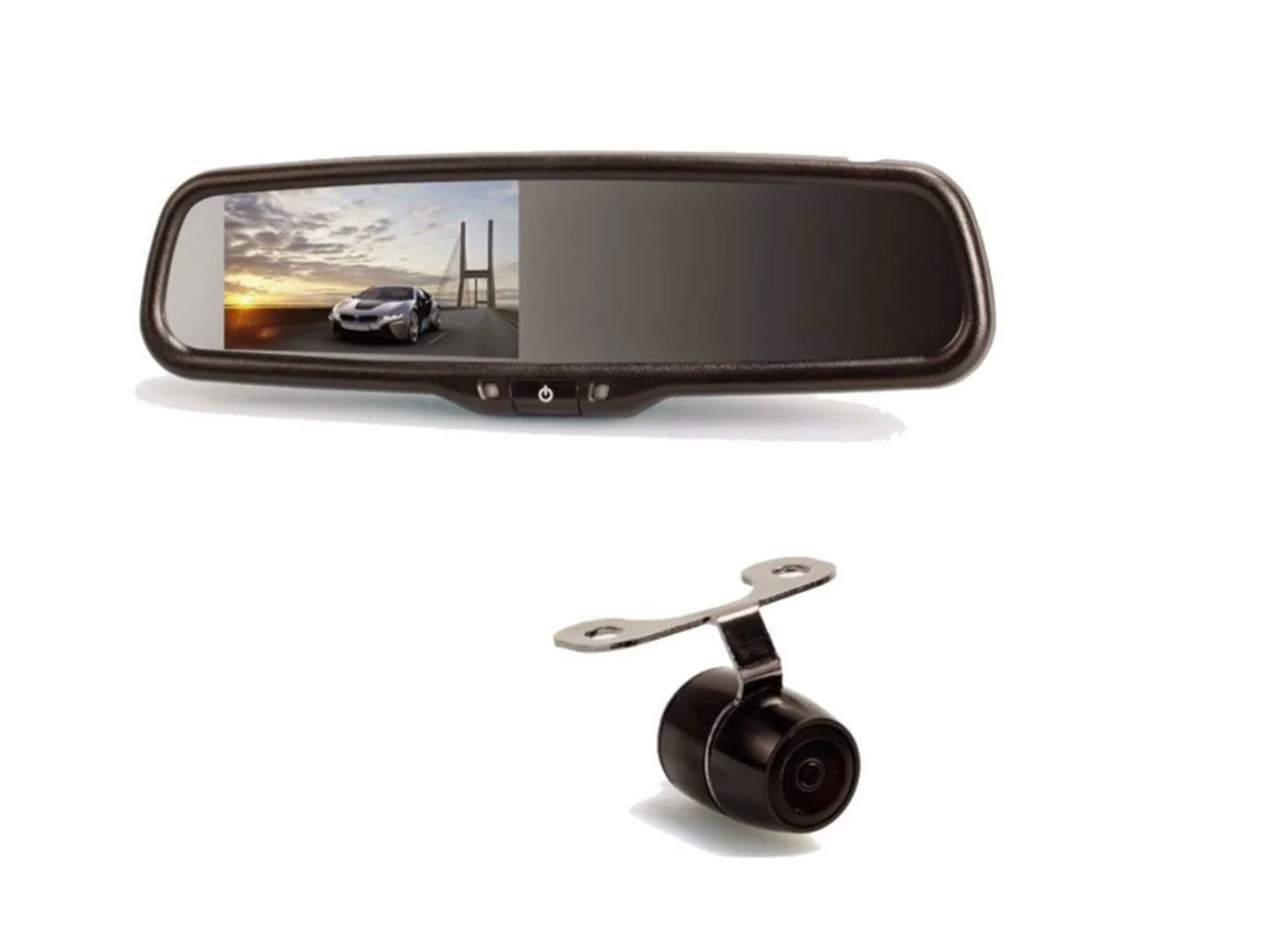 4.3″ Replacement Review Mirror + Mini Camera