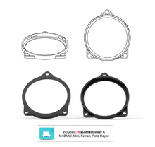 HELIX FlexMount CFMK100 - 4" 3D Printed Speaker Adapter | Pair