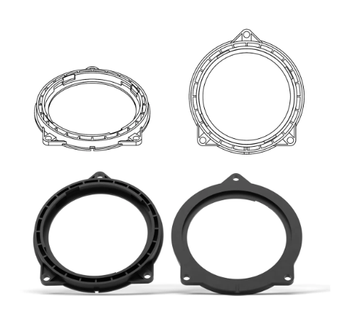 HELIX FlexMount CFMK100 - 4" 3D Printed Speaker Adapter | Pair