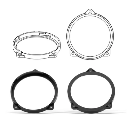 HELIX FlexMount CFMK100 - 4" 3D Printed Speaker Adapter | Pair