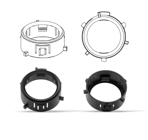 HELIX FlexMount CFMK20 - 1" 3D Printed Speaker Adapter | Pair
