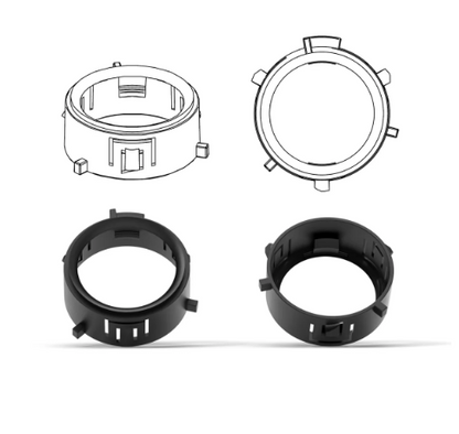 HELIX FlexMount CFMK20 - 1" 3D Printed Speaker Adapter | Pair