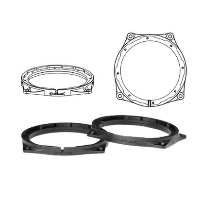 HELIX FlexMount CFMK165 - 6.5" 3D Printed Speaker Adapter | Pair