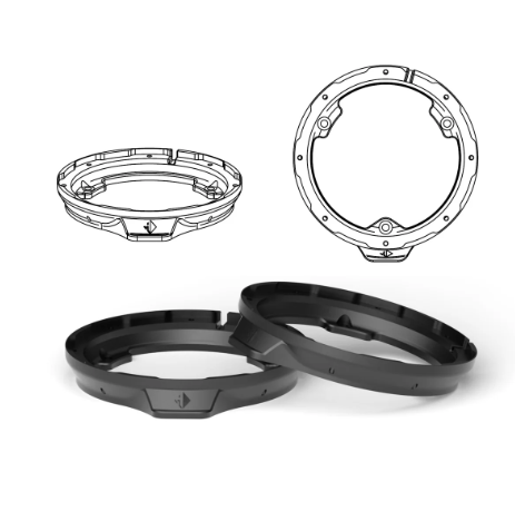 HELIX FlexMount CFMK165 - 6.5" 3D Printed Speaker Adapter | Pair