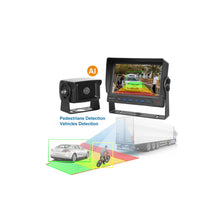 Smart AI Pedestrian Detection Warning Truck Rear View Camera