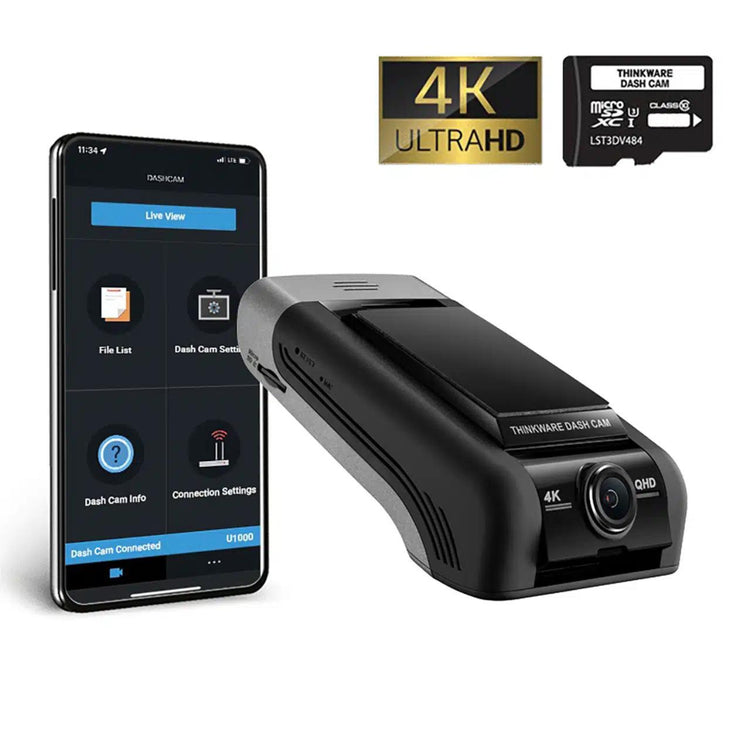 THINKWARE U1000 - 2CH 4K UHD Dash Cam