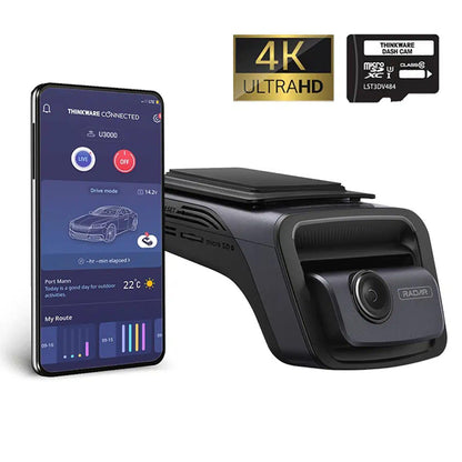 THINKWARE U3000 - 2CH 4K UHD Dash Cam w/ Radar