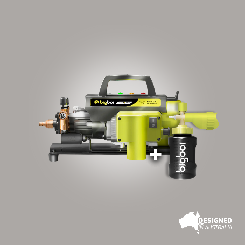 WashR DUO Wall-Mounted Pressure Washer – Compact Car Detailing Unit