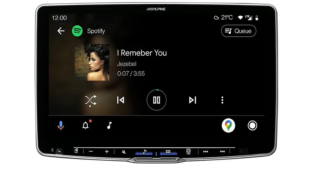 ALPINE ILX-F511AI Halo 11" High-Res Audio Receiver with Wireless Apple CarPlay / Wireless Android Auto