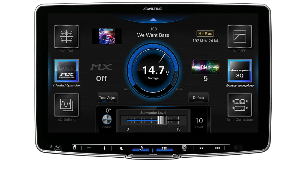 ALPINE ILX-F511AI Halo 11" High-Res Audio Receiver with Wireless Apple CarPlay / Wireless Android Auto