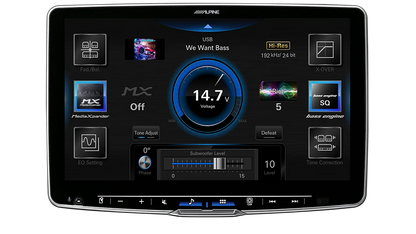 ALPINE ILX-F511AI Halo 11" High-Res Audio Receiver with Wireless Apple CarPlay / Wireless Android Auto