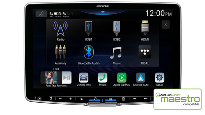 ALPINE ILX-F511AI Halo 11" High-Res Audio Receiver with Wireless Apple CarPlay / Wireless Android Auto