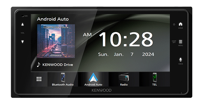 Kenwood DMX723WS 6.8" Digital Multimedia Receiver w/ Wireless Apple CarPlay & Android Auto