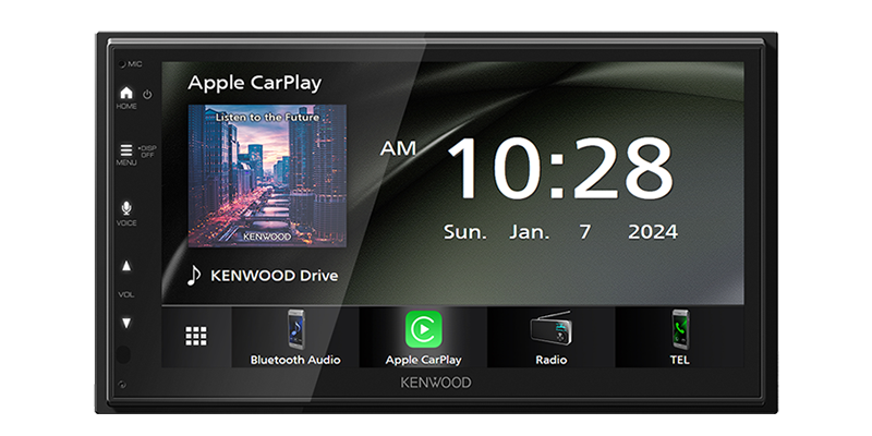 Kenwood DMX6523S 6.8" Digital Multimedia Receiver w/ Wireless Apple CarPlay & Android Auto