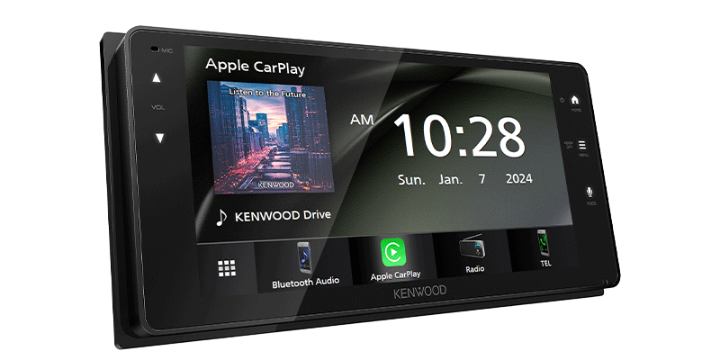 Kenwood DMX723WS 6.8" Digital Multimedia Receiver w/ Wireless Apple CarPlay & Android Auto
