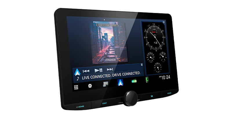 Kenwood DMX9724XDS 10.1" Digital Multimedia Receiver w/ Maestro & Wireless Apple CarPlay & Android Auto